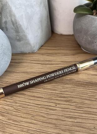 Оригинальный lancome brow shaping powdery pencil для бровей 04 brown оригинал карандаш для бровей2 фото