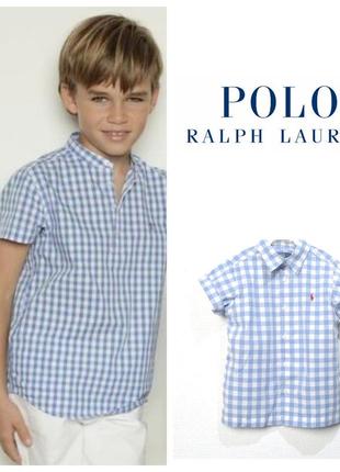 Рубашка ralph lauren оригинал  для мальчика размер 4/4т1 фото