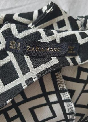 Мини-платье zara с геометрическим принтом2 фото