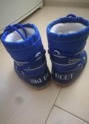 Чобітки ботинки лыжные, ботинки зимние сапоги3 фото