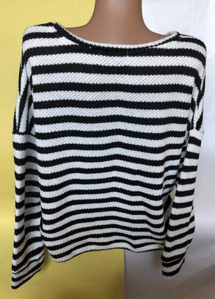 Стильный свитер кофта в полоску 2