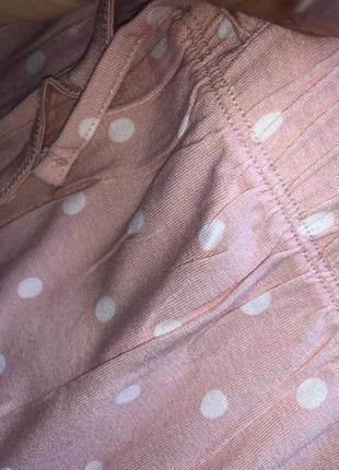 Домашние пижамные штаны горох натуральная вискоза прямые свободные7 фото