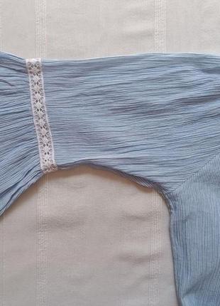 Replay сукня сорочка блакитна етно бохо 100% бавовна5 фото