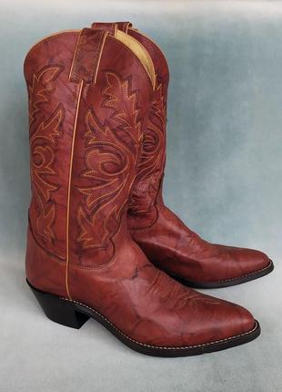 Justin® buck chestnut western boots 1560 сапоги для верховой езды ковбойские