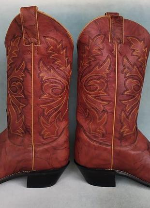 Justin® buck chestnut western boots 1560 сапоги для верховой езды ковбойские3 фото