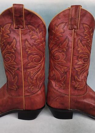 Justin® buck chestnut western boots 1560 сапоги для верховой езды ковбойские2 фото