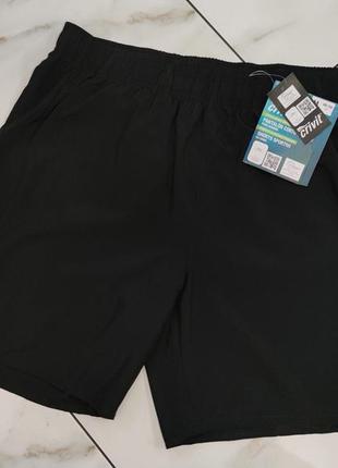 Чоловічі чорні легкі спортивні пляжні шорти crivit m-l (48-50) 32-343 фото