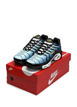 Чоловічі кросівки nike air max tn plus black blue yellow#найк