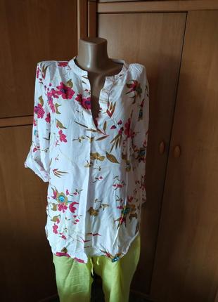 Нежная вискозная блуза р. 14 chicoree