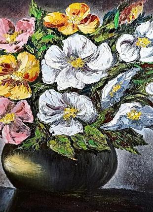 Картина “букет цветов в вазе”