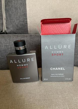 Chanel allure homme sport eau extreme eau de toilette 50 мл, оригинал