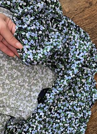 Сорочка з великим комірцем блуза з коміром zara ganni new look блуза с круглым воротником питер-пен блуза в цветочный принт блуза с вискозы3 фото