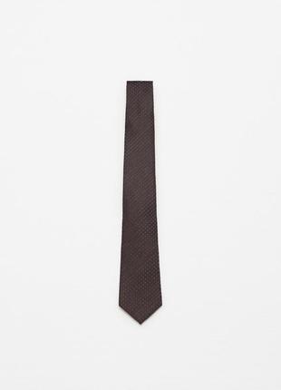 Чоловічий крутий галстук із шовка та шерсті1 фото