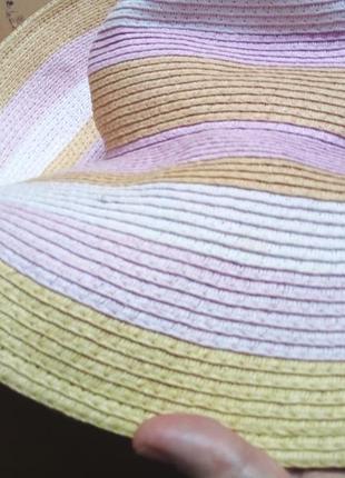 Соломенная шляпа с широкими полями3 фото