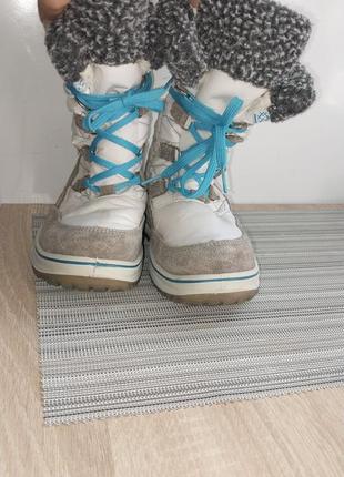 Натур.замш+водонепроникний нейлон/дитячі сапожки