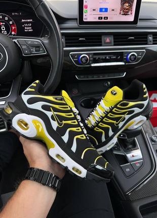 Nike air max tn plus black yellow