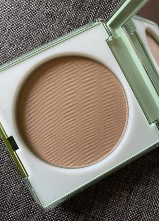 Пудра компактная clinique stay-matte sheer pressed powder oil-free № 04, оригинал