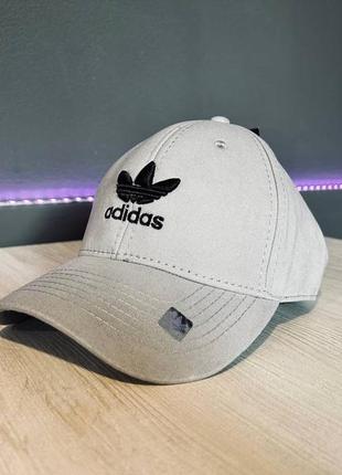 Чоловіча брендова кепка adidas сіра / бейсболки адідас