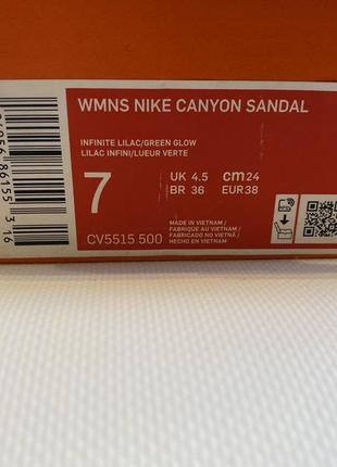 Новые оригинал сандали nike canyon sandal6 фото