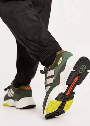 Кроссовки adidas originals retropy f3 sneakers in khaki4 фото