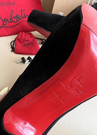 Туфли christian louboutin замшевые оригинал7 фото