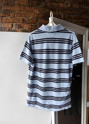Tommy hilfiger men’s striped polo shirt slim fit поло2 фото