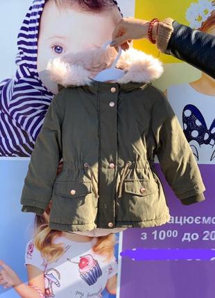 Куртка парку примарк для дівчаток куртка примарк зима, куртка парку primark3 фото