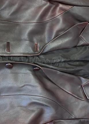 Шкіряний френч2 фото