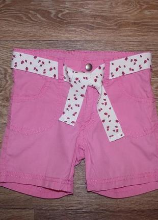 Шорты h&m на девочку 3-4 года 104 см