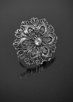 Серебряное кольцо  размер 191 фото