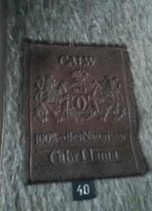 Шерстяное пальто лама бренд calw4 фото