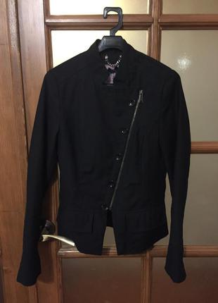 Silvian heach, чёрный пиджак, пиджак, косуха, xs, s4 фото
