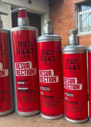 Відновлюючий шампунь для ослабленого та ламкого волосся tigi bed head urban antidotes resurrection shampoo