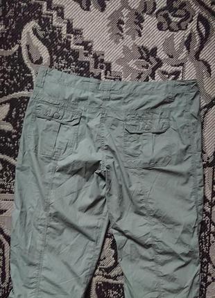Брендовые фирменные легкие летние демисезонные женские хлопковые брюки брючины cherokee, новые с бирками, большой размер 188нг.3 фото