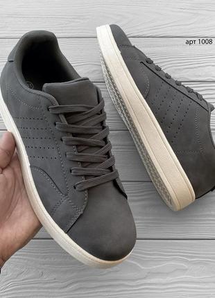 Чоловічі кеди кросівки casual grey 40-42 мужские кеды кроссовки