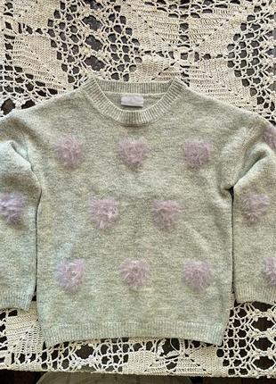 Мягкий джемпер на 7-8 р.