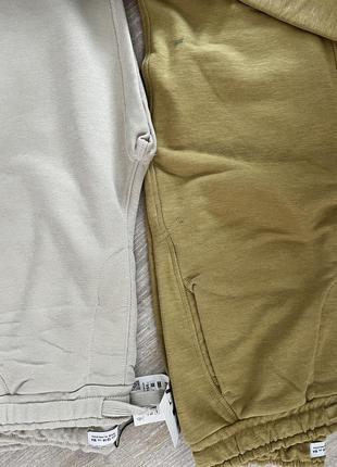 Меланжевые брюки с оверлочными швами zara6 фото