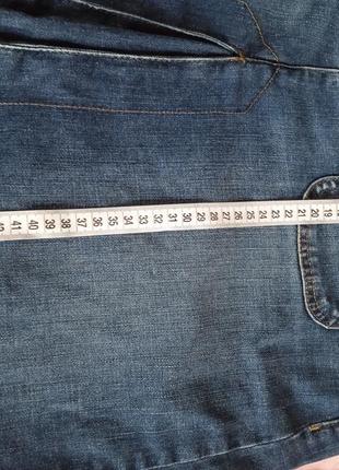 Юбка джинсовая,р 16 замеры на фото5 фото