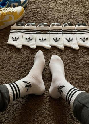 Спортивні шкарпетки adidas, носки адідас//(10 пар — 350 грн)