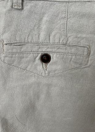 Льняные мужские шорты от качественного бренда burton menswear london6 фото