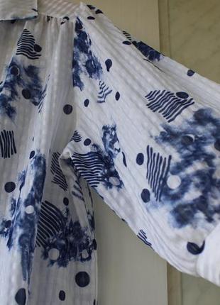 Интересная блуза с пышными рукавами от финского бренда finn karelia2 фото