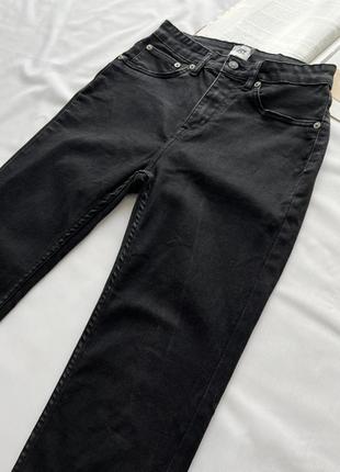 Черные эластичные джинсы скинни6 фото