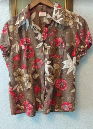 Легкая яркая блуза