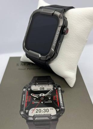 Мужские смарт-часы smart watch military, черный