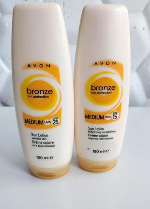 Солнцезащитный крем для тела эйвон avon sun bronze medium