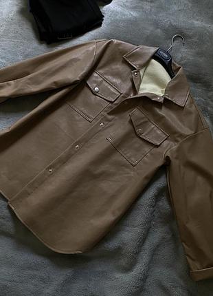 Рубашка кожаная сорочка