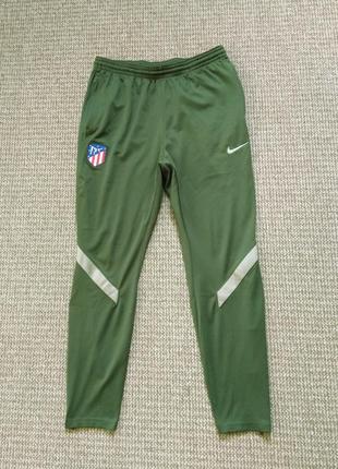 Nike atletico de madrid strike knit track pants спортивные штаны оригинал (xl)