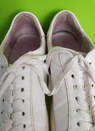 Кожаные белые сникеры туфли кроссовки patent, 367 фото