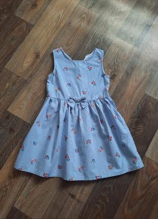 Красивое легкое платье от h&m на 4-5 р