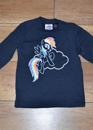 Кофта, реглан на флісі дівчинці my little pony 86-92 см, 1-2 роки